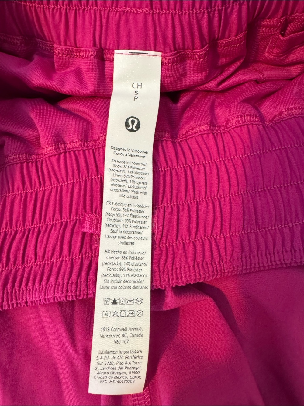 Lululemon Shake It Out High-Rise Run Shorts 2.5” Pink Flare NWT - Picture 13 of 16